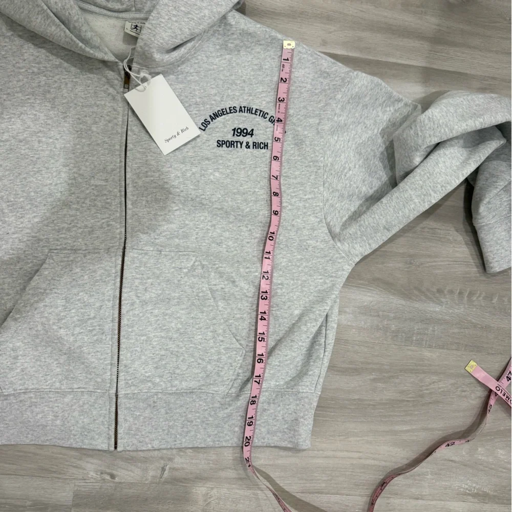 NEW Sporty and Rich 1994 Los Angeles Grey Hoodie Large - Picture 8 of 8